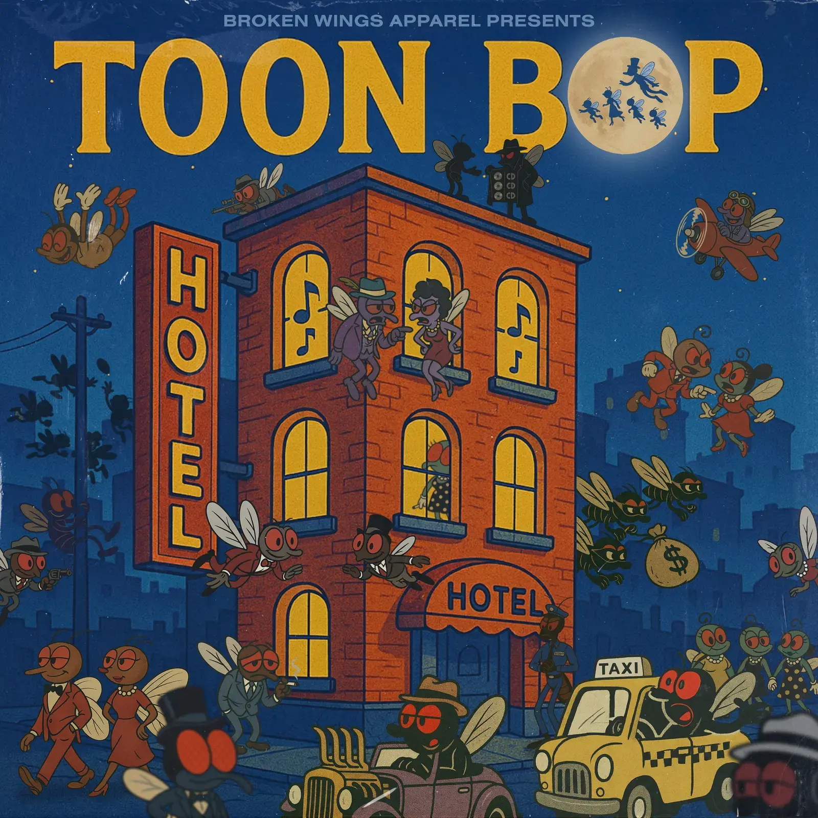 Broken Wings Apparel - Toon Bop Hotel