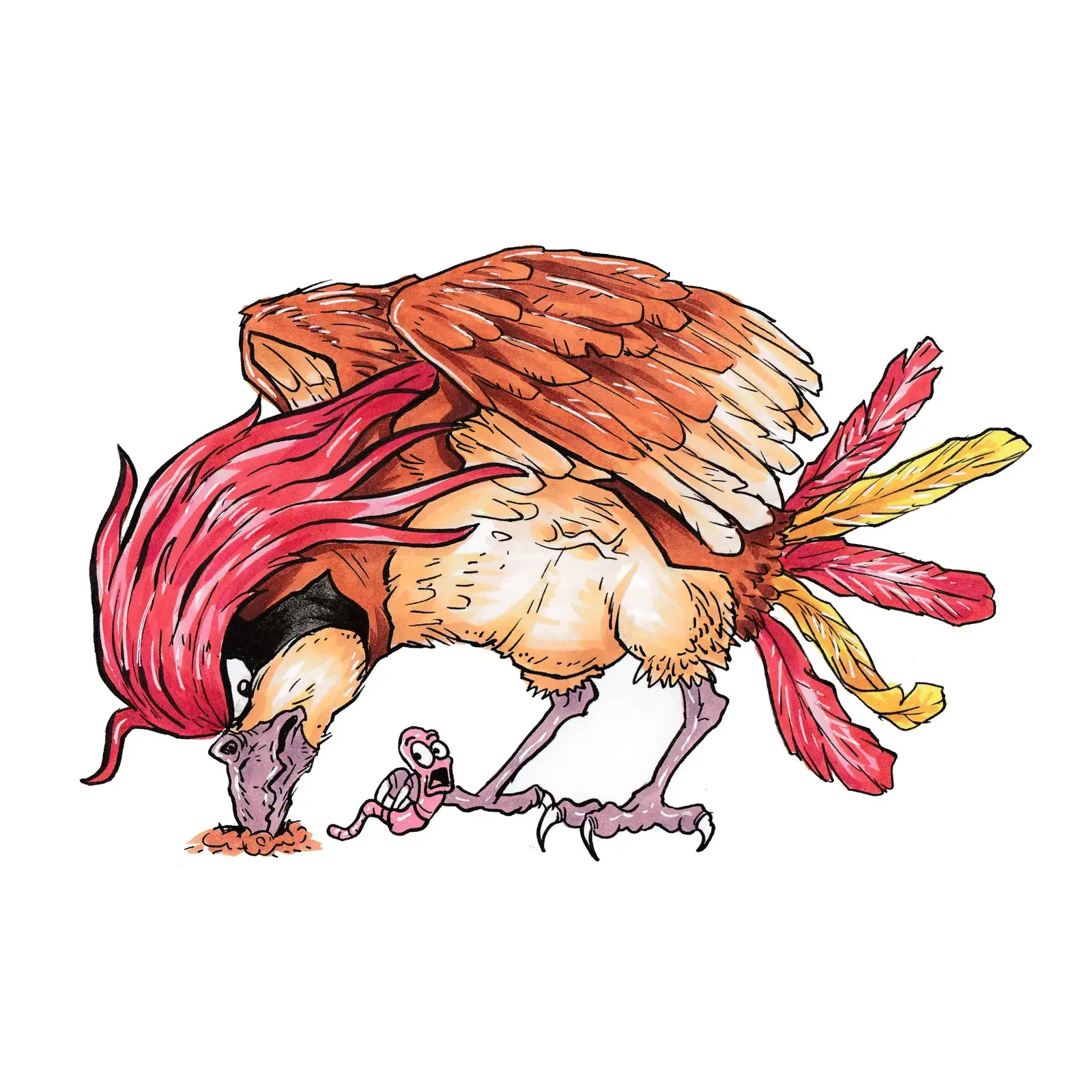 Pidgeotto, drawn by Ellis Ricketts