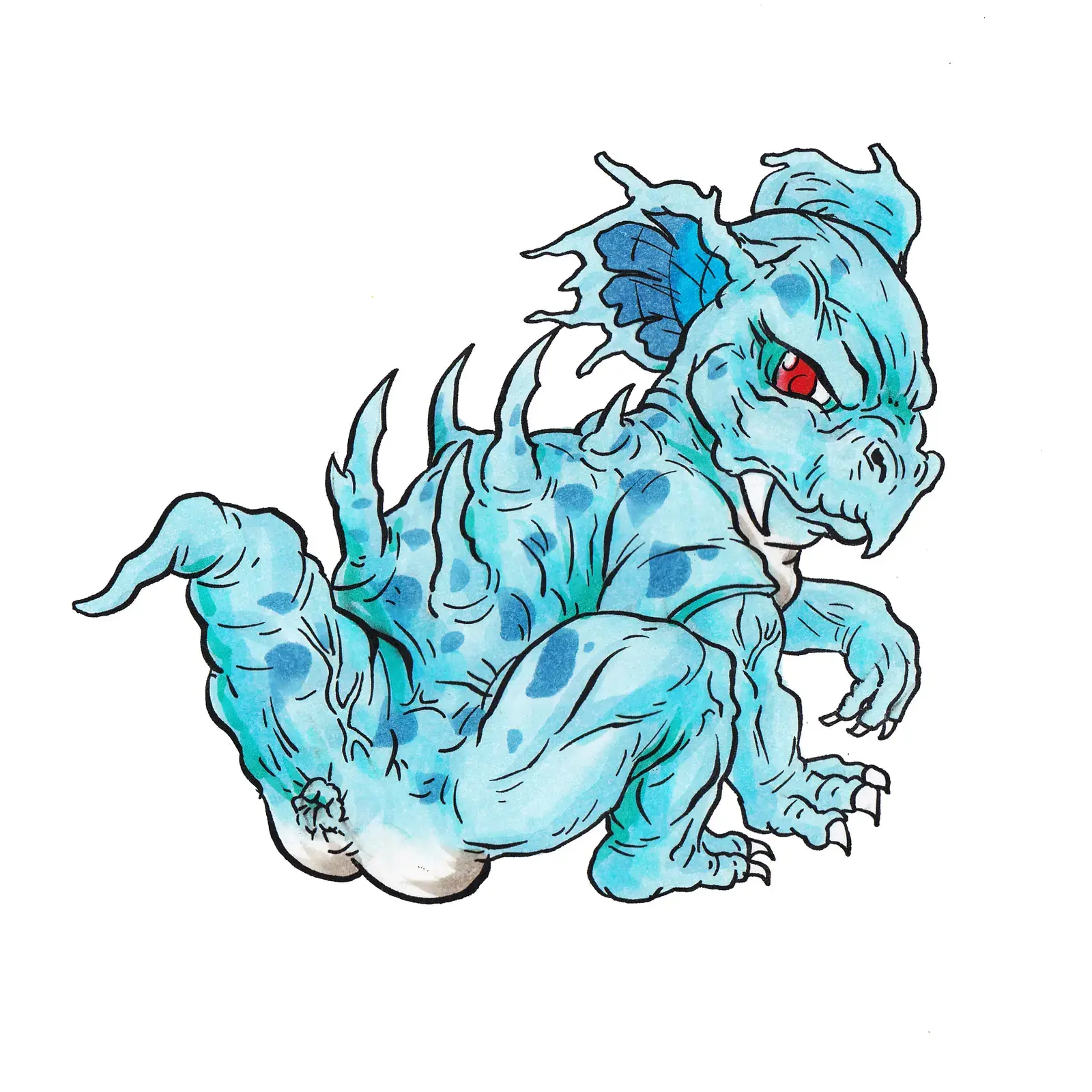 Nidorina, drawn by Ellis Ricketts