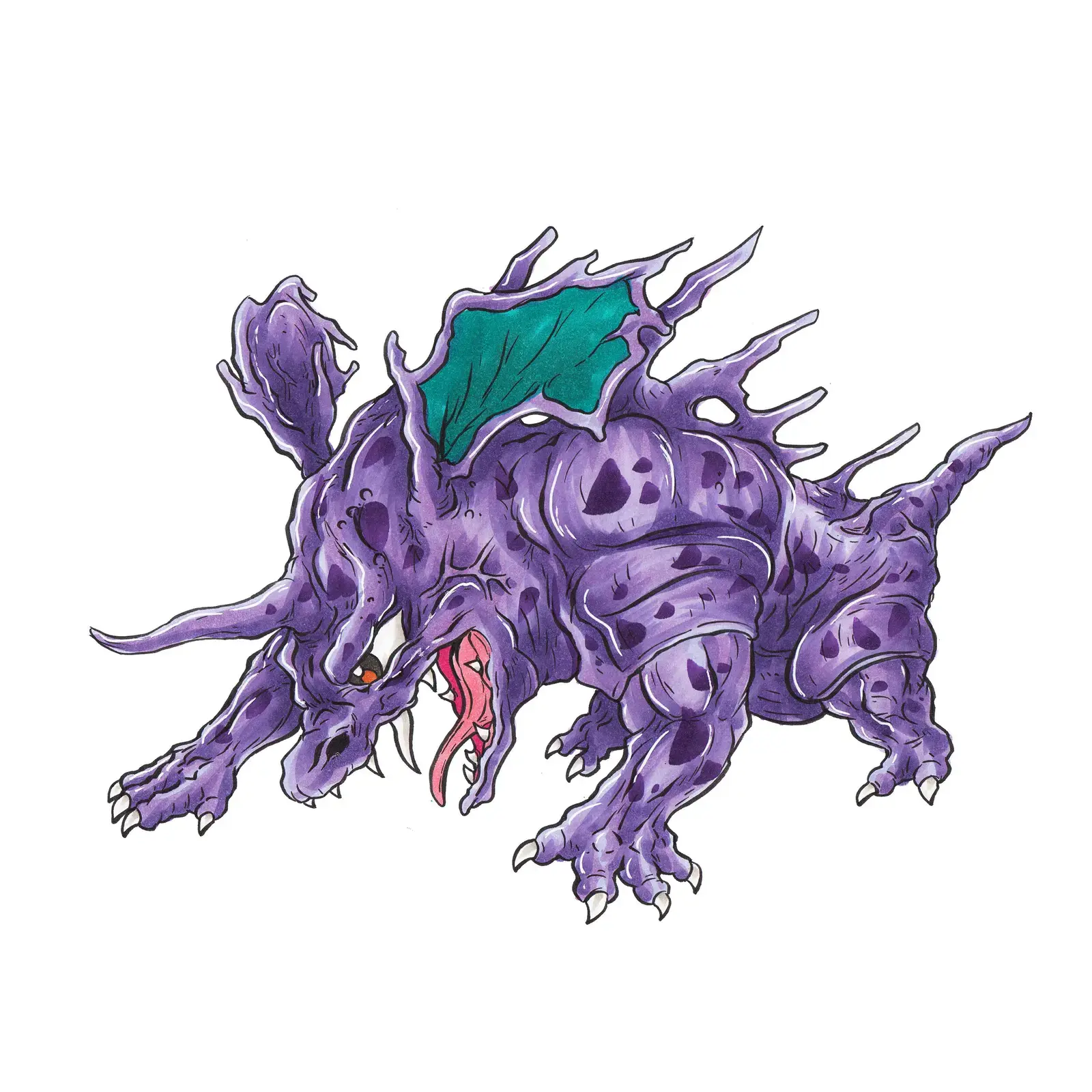 Nidorino, drawn by Ellis Ricketts