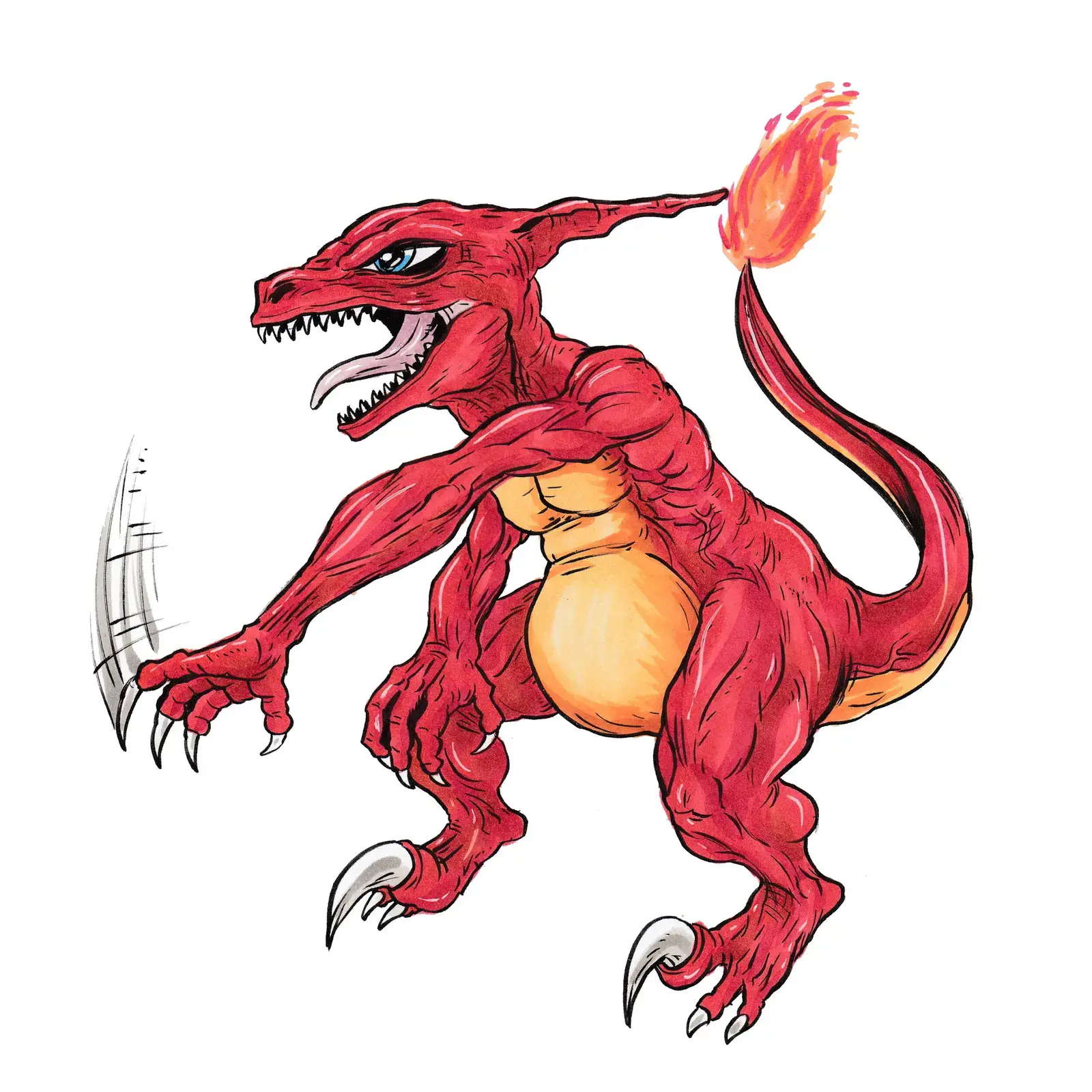 Charmeleon, drawn by Ellis Ricketts