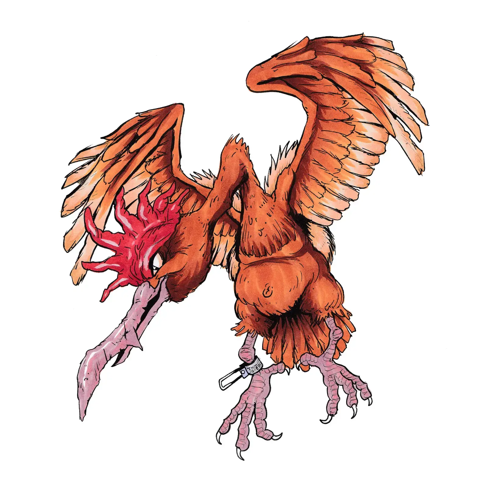 Fearow, drawn by Ellis Ricketts