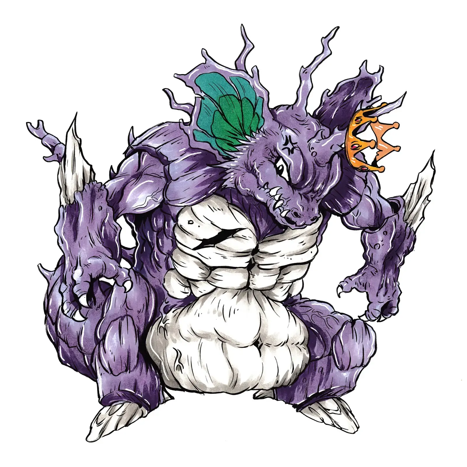 Nidoking, drawn by Ellis Ricketts