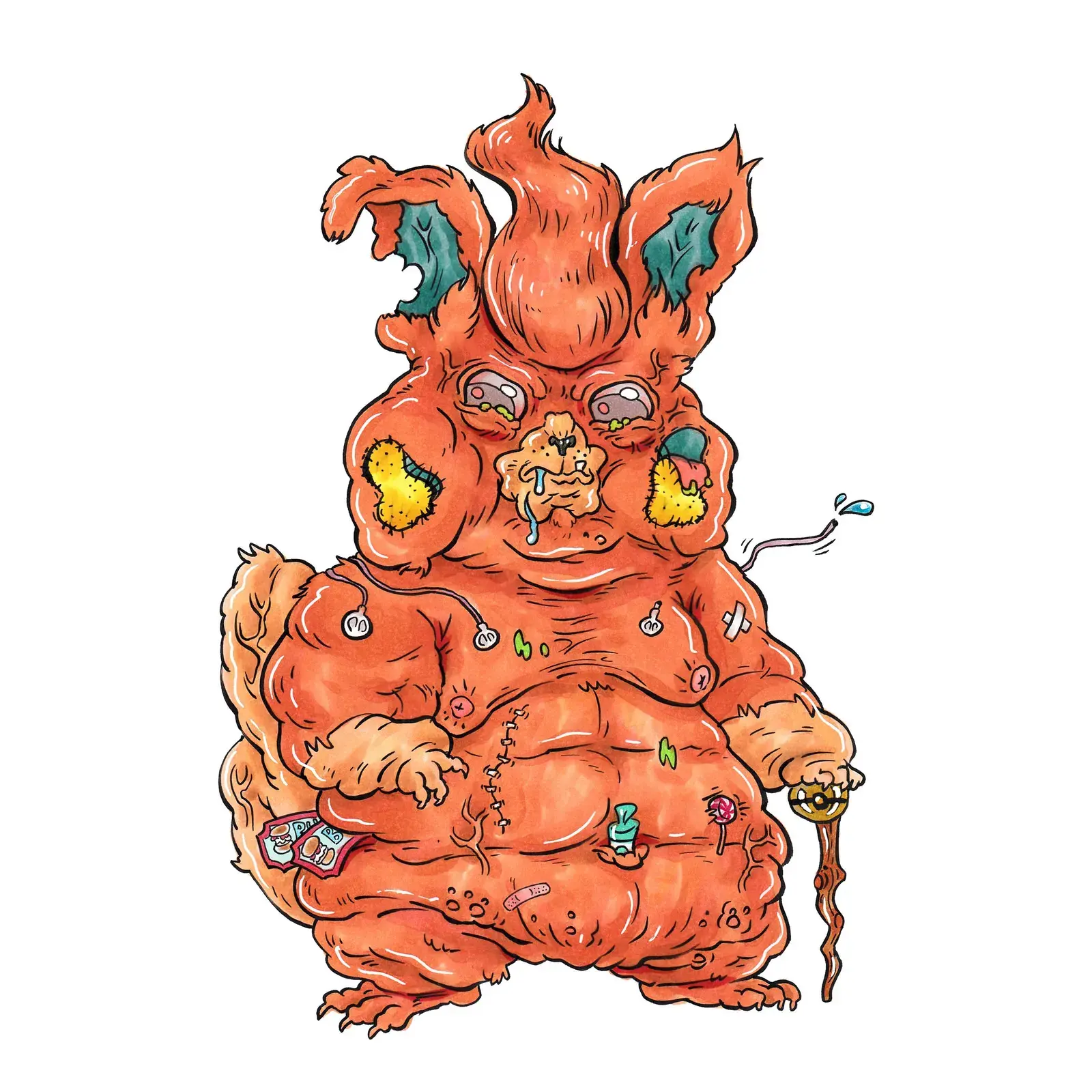 Pawmi, drawn by Ellis Ricketts
