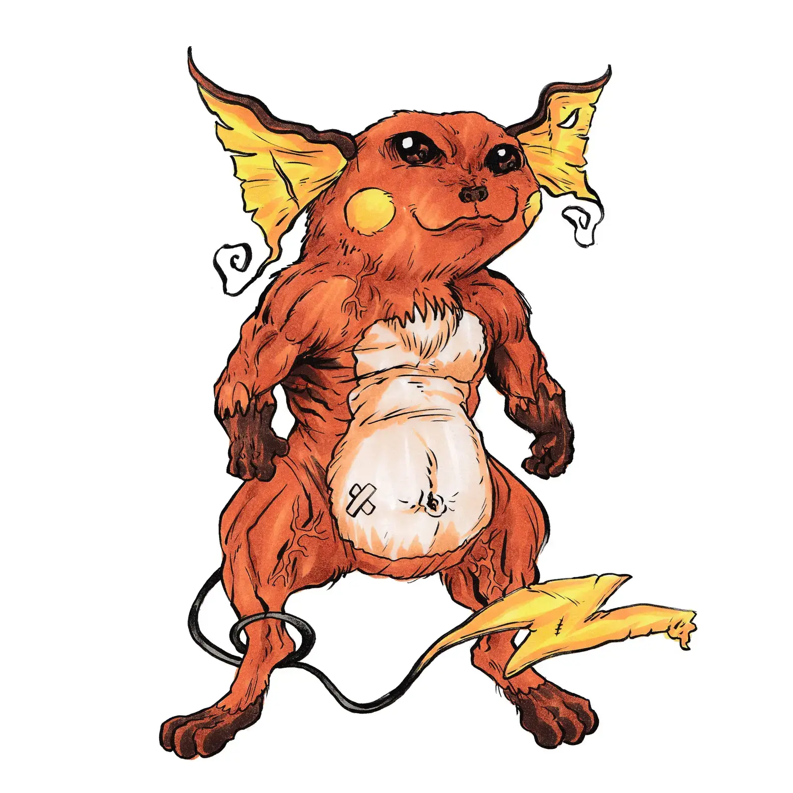 Raichu, drawn by Ellis Ricketts