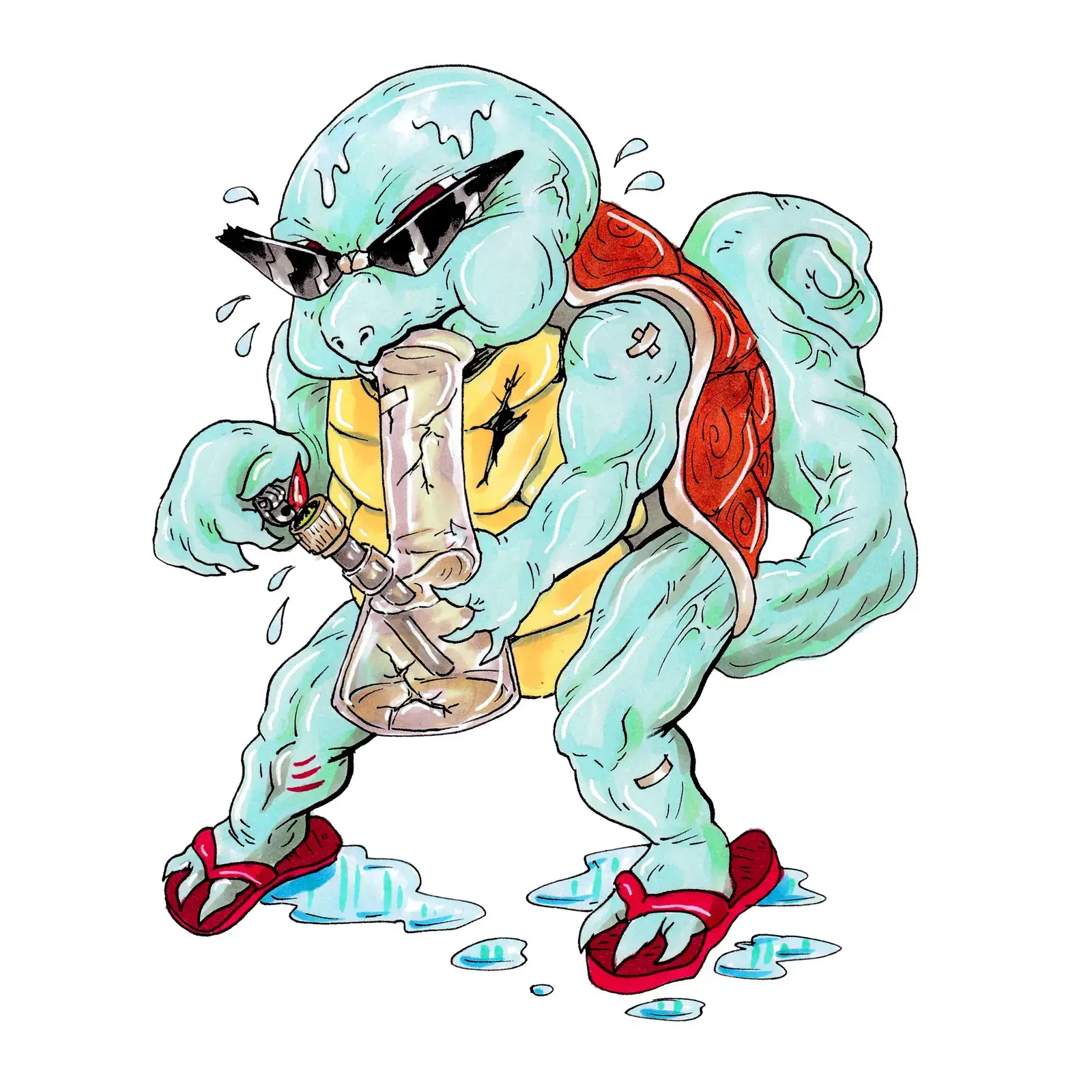 Squirtle, drawn by Ellis Ricketts