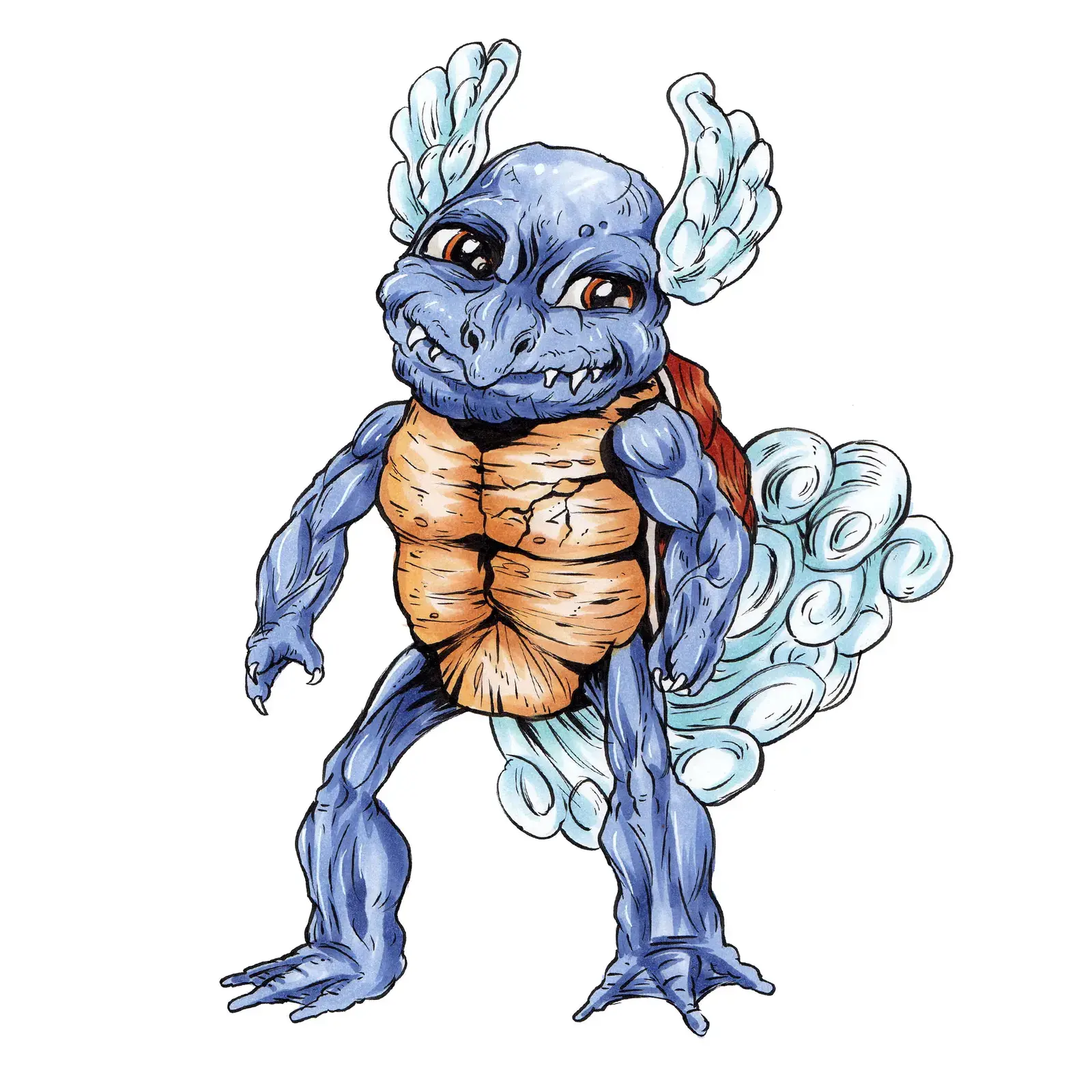 Wartortle, drawn by Ellis Ricketts