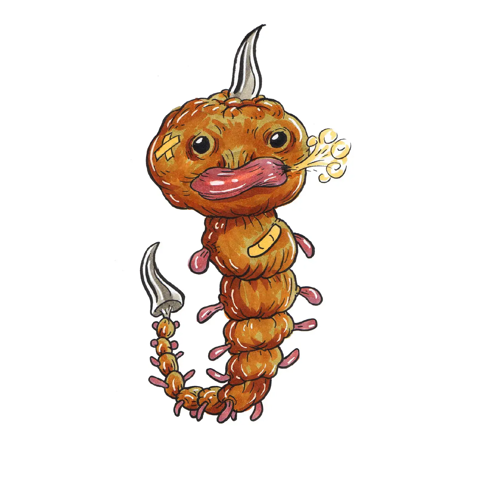 Weedle, drawn by Ellis Ricketts