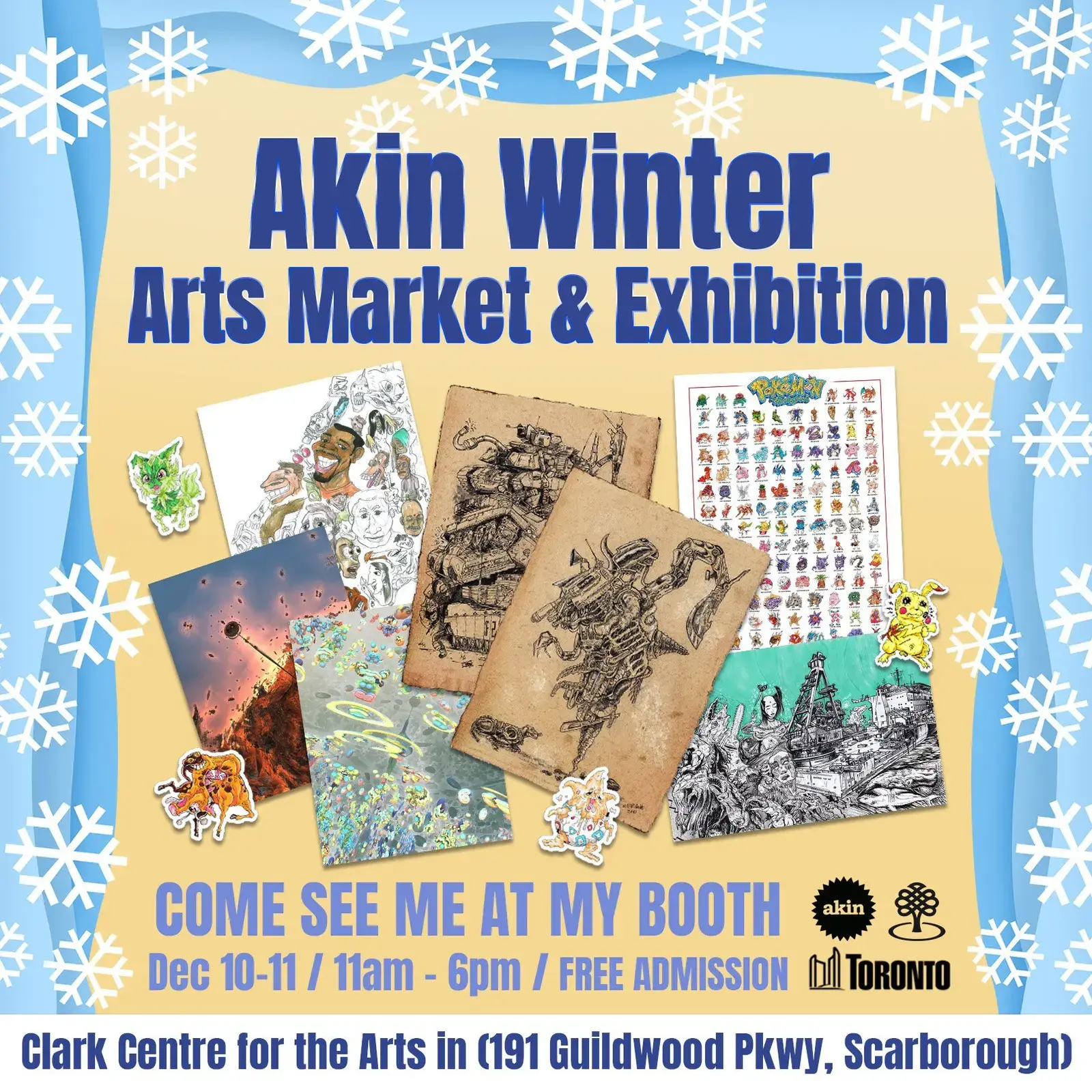 Akin Winter Arts Market & Exhibition