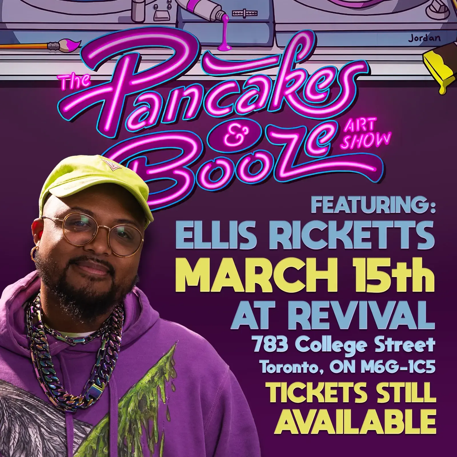 Pancakes & Booze Art Show - Toronto - Mar15th