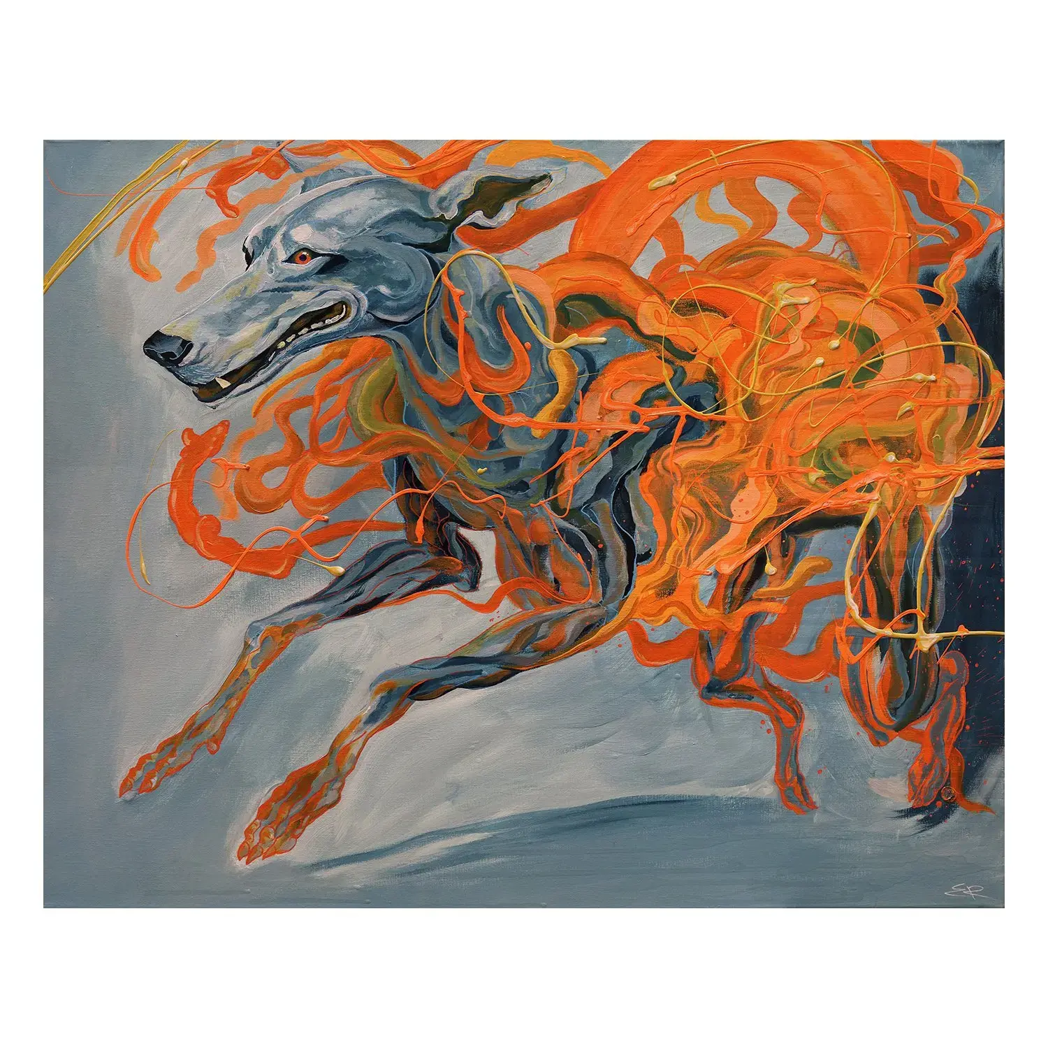 Blue Hound - Print (11x14)