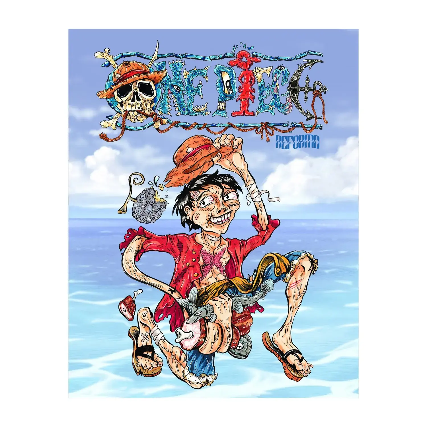 Luffy Reformed - Print (8.5x11)