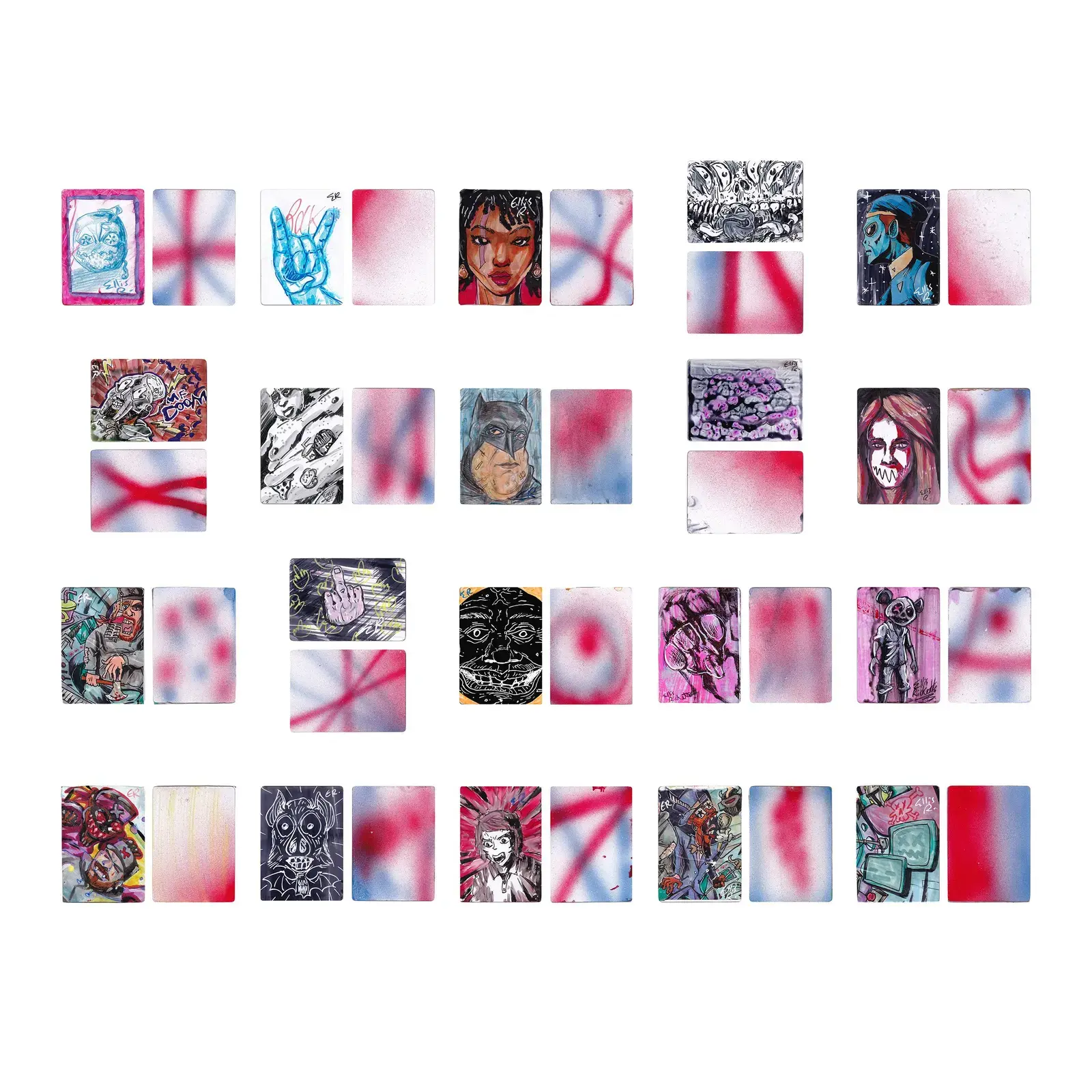 Artist Card #004 - Paper Scar Series, photo 2 of 2