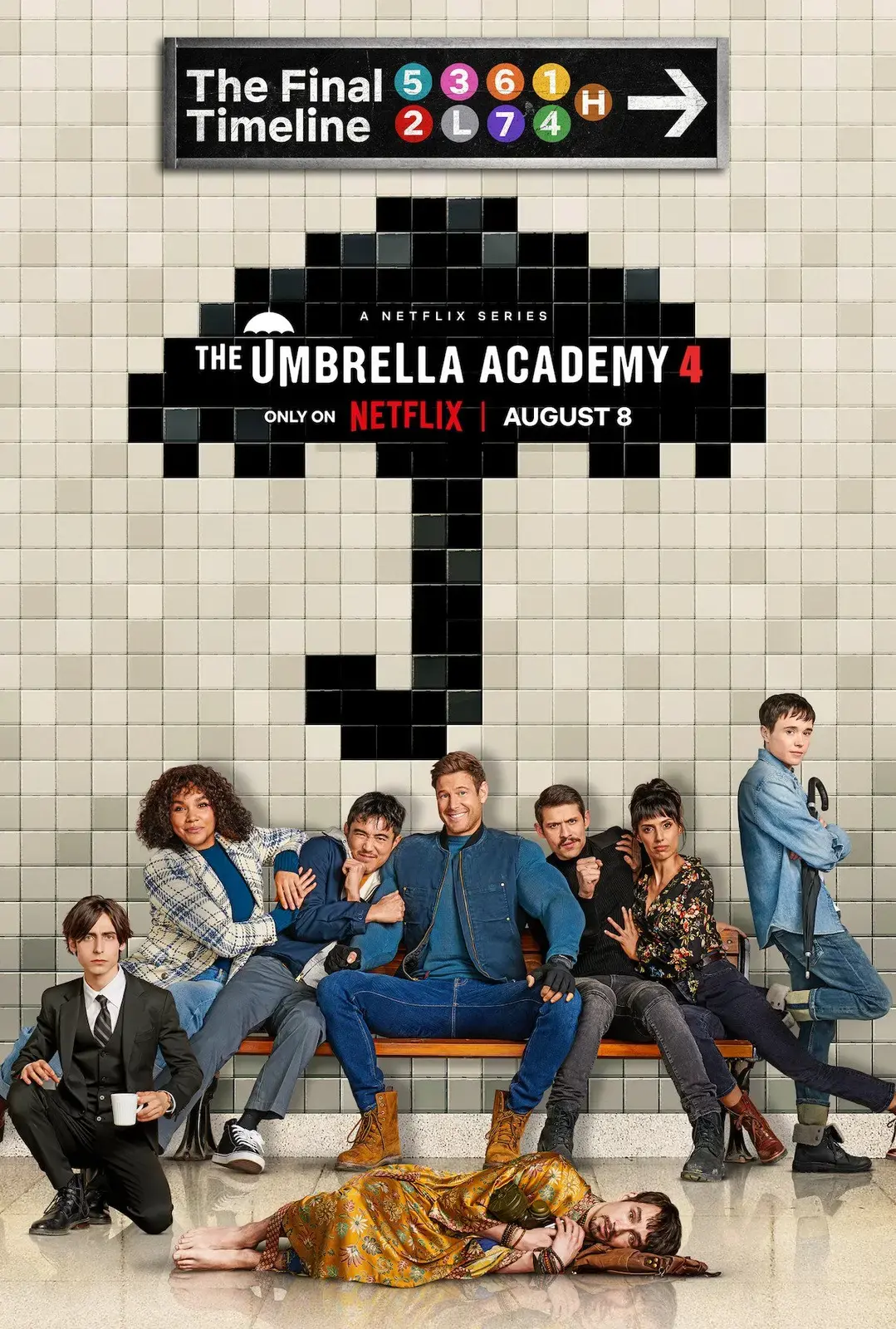 The Umbrella Academy key art