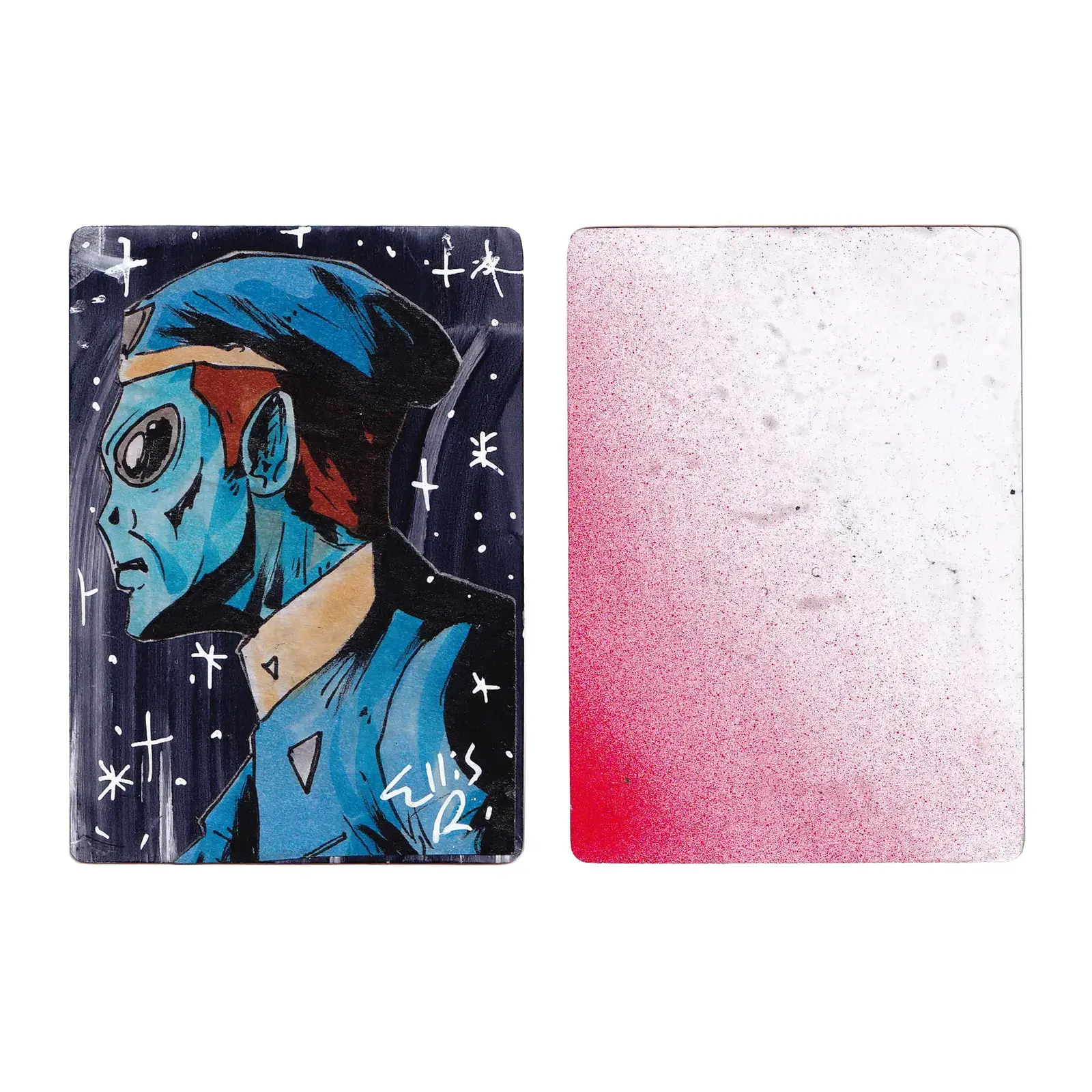 Artist Card #007 - Paper Scar Series