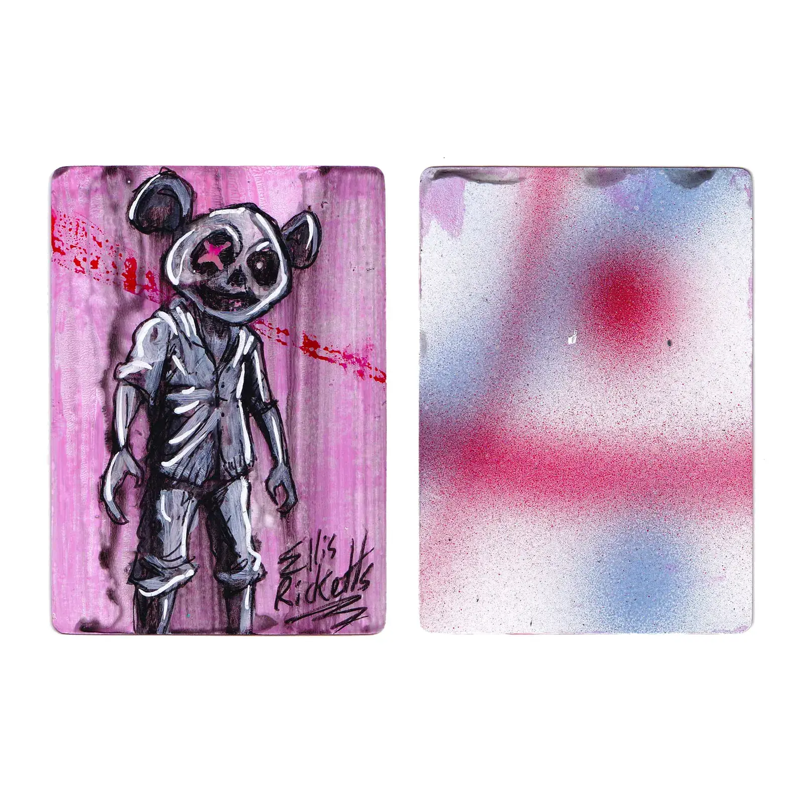 Artist Card #008 - Paper Scar Series